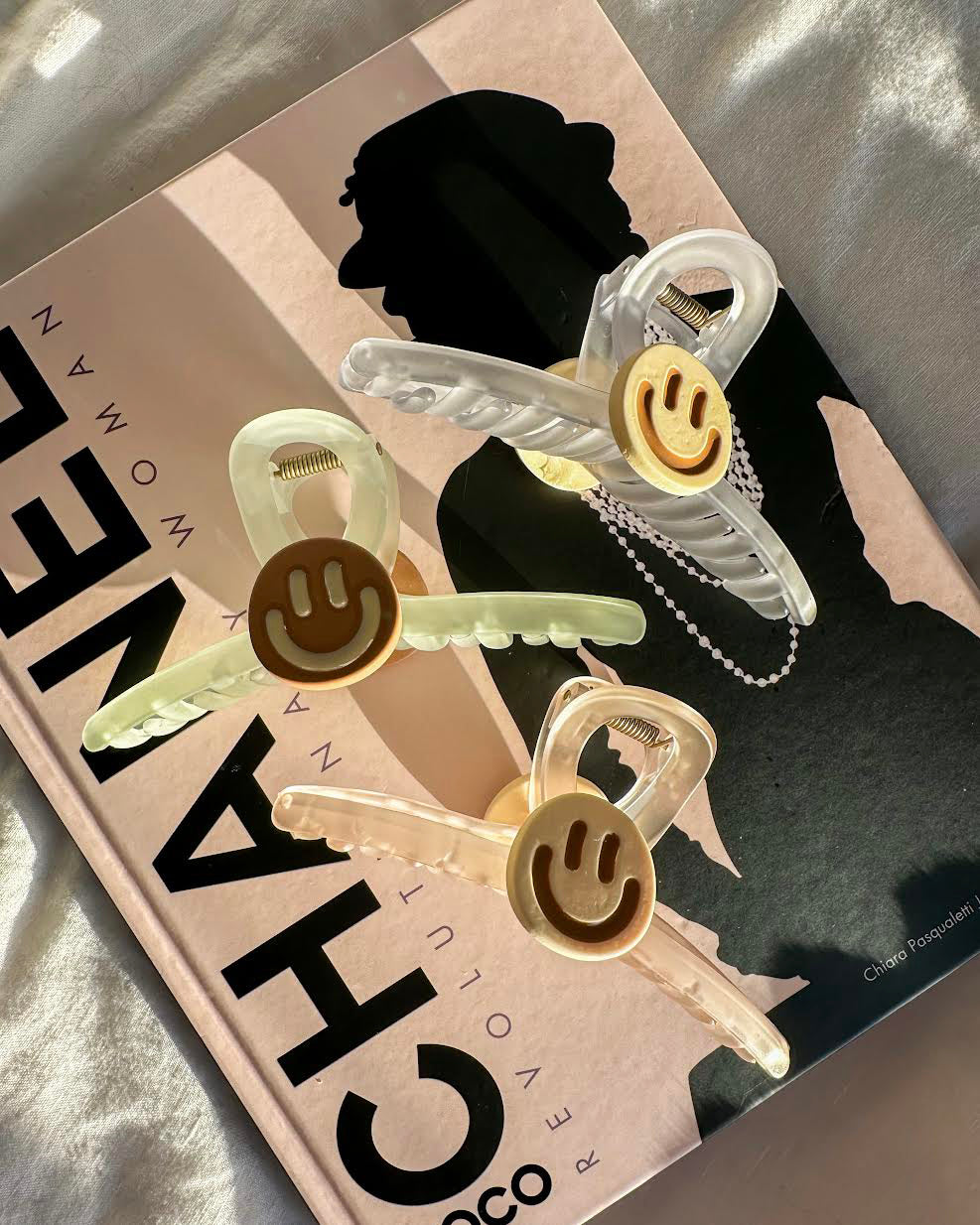 Smiley Face Claw Clip