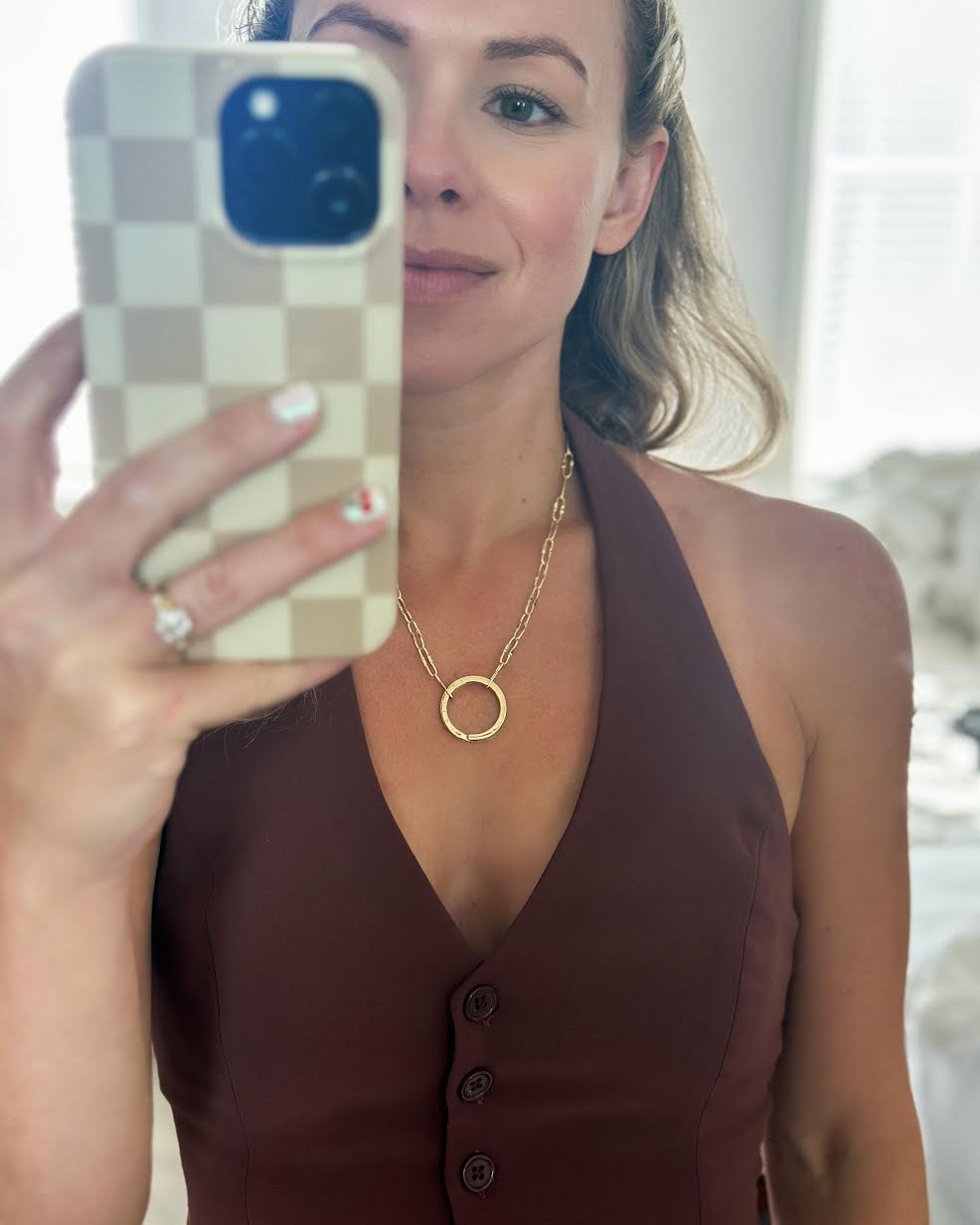 Dainty Lou Ring Necklace