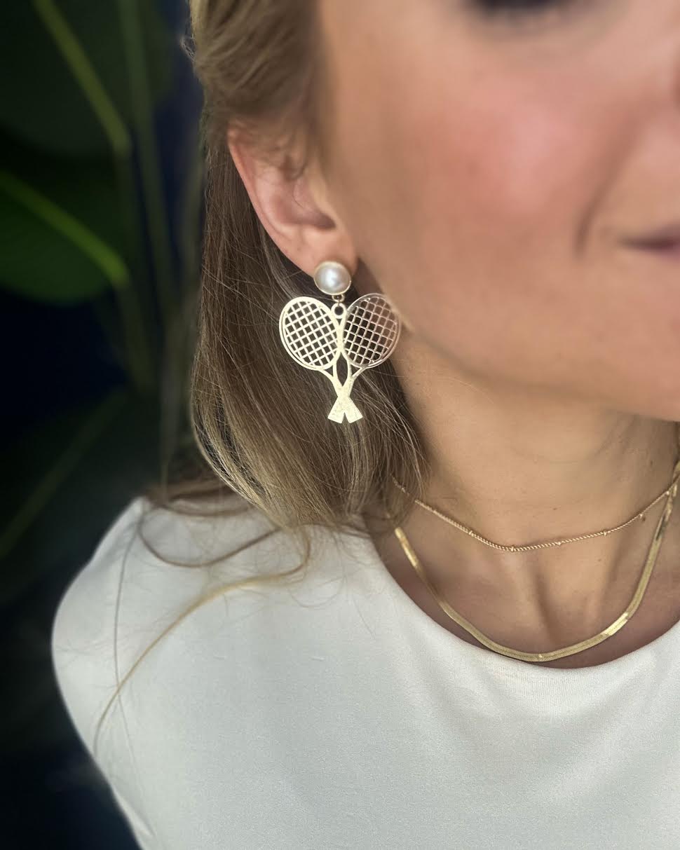 Cause a Racket Earrings
