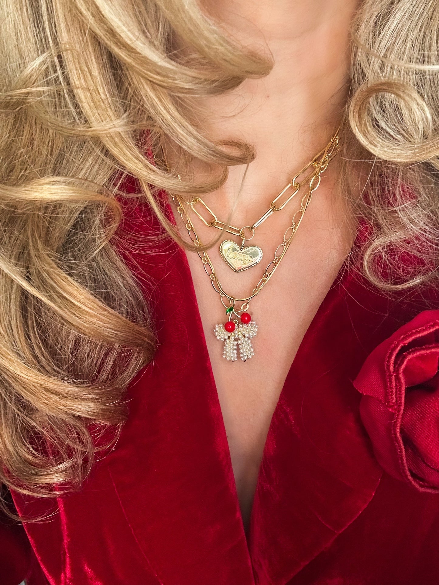 Honey Necklace (24k gold plated)