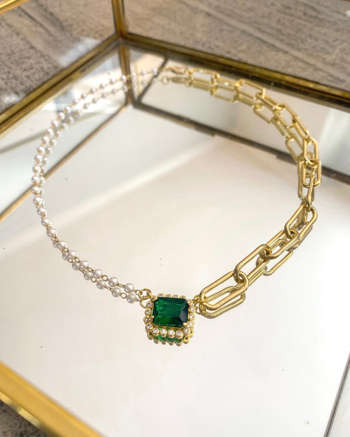 Antoinette Necklace (24k Gold Filled)