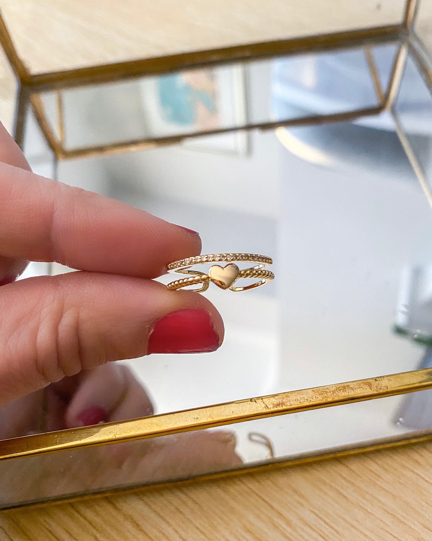 Double The Love Ring