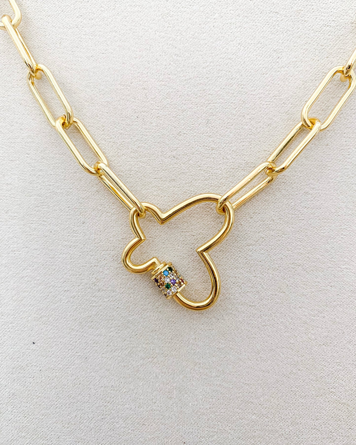 Gemma Necklace (24k Gold Filled)