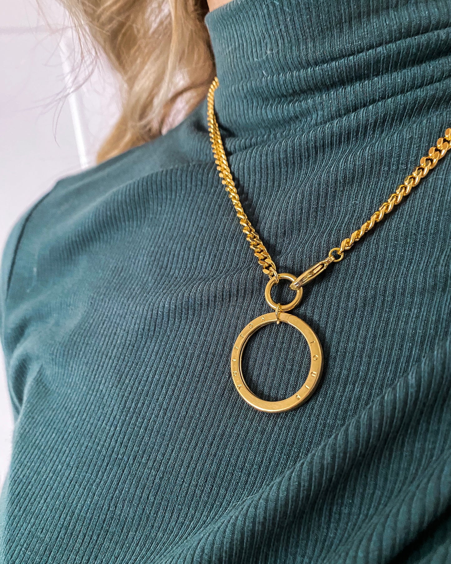Dainty Lou Ring Necklace