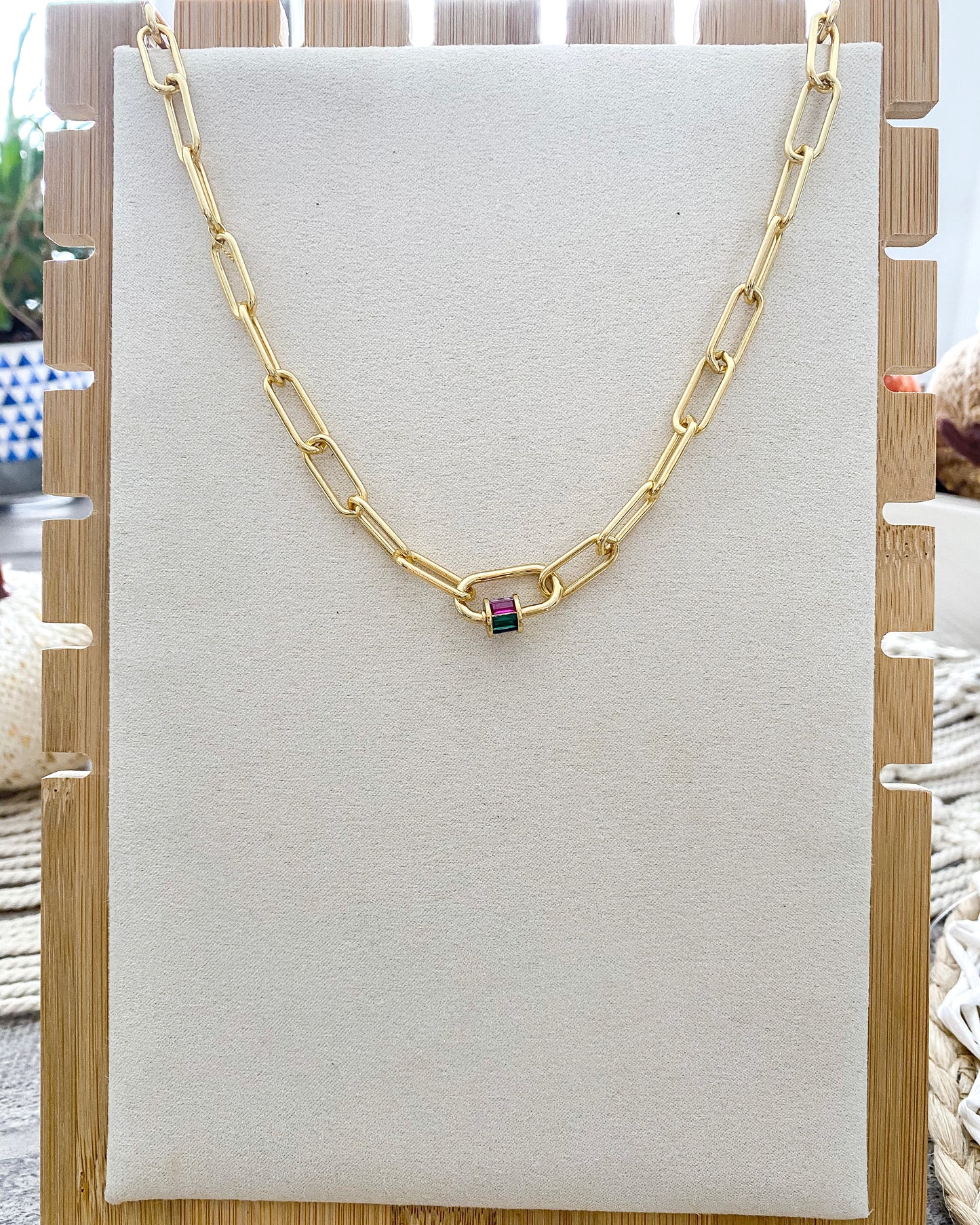 Scarlet Necklace (24k Gold Filled)