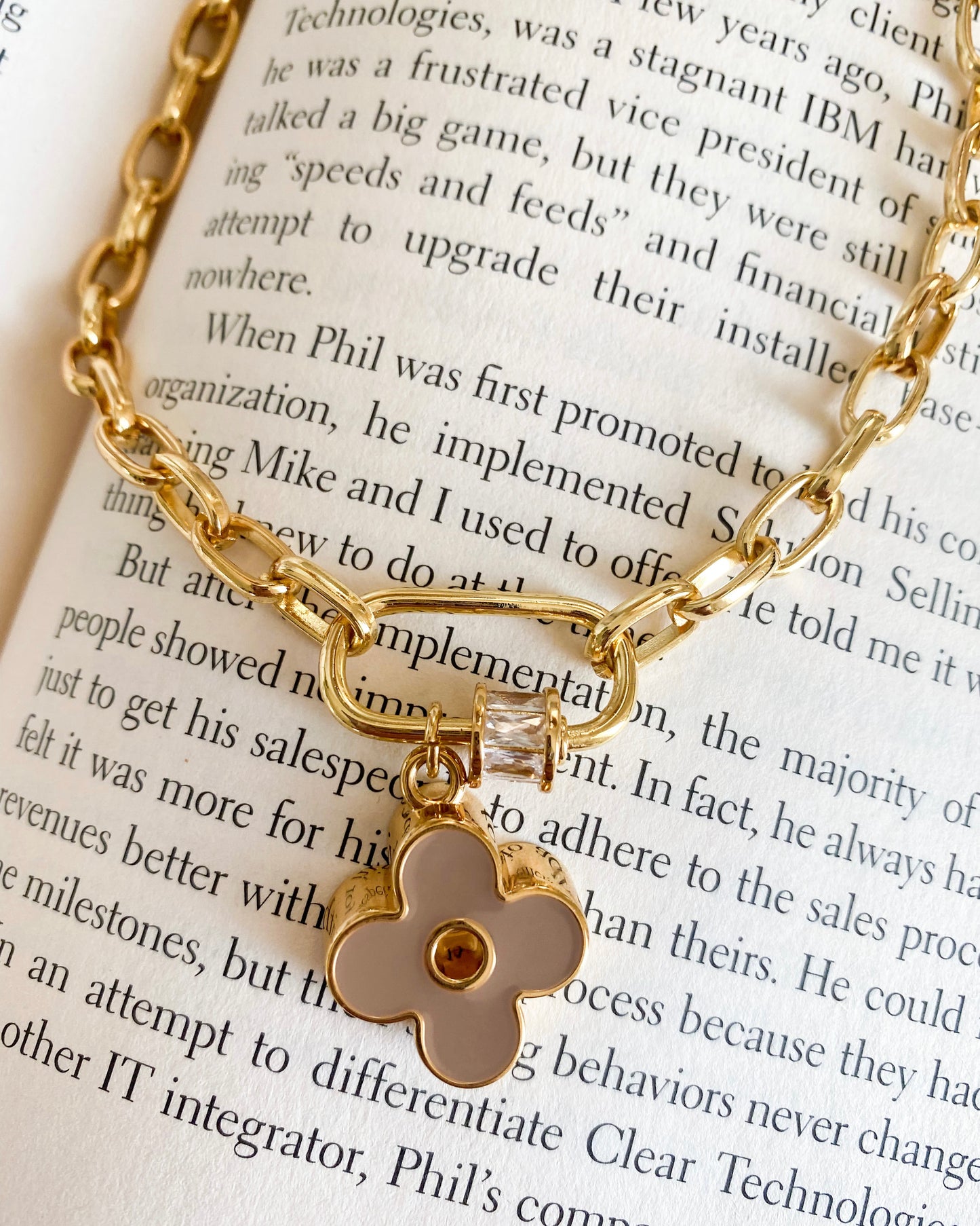 The Fleur (Lavender) Necklace