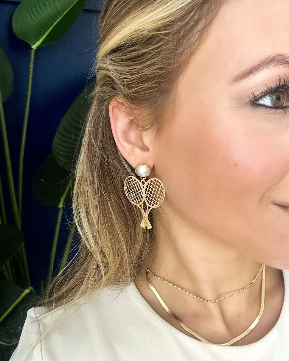 Cause a Racket Earrings