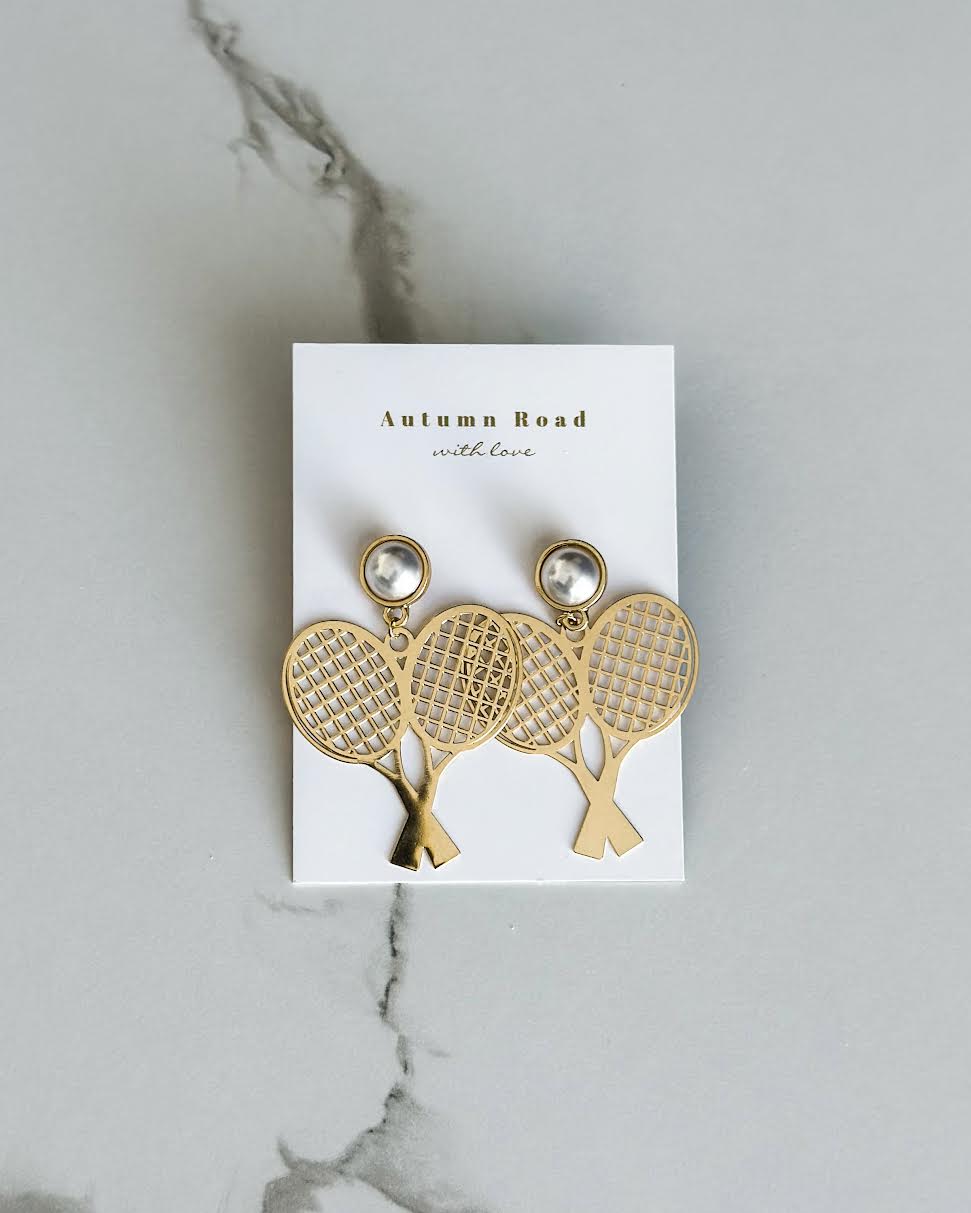Cause a Racket Earrings