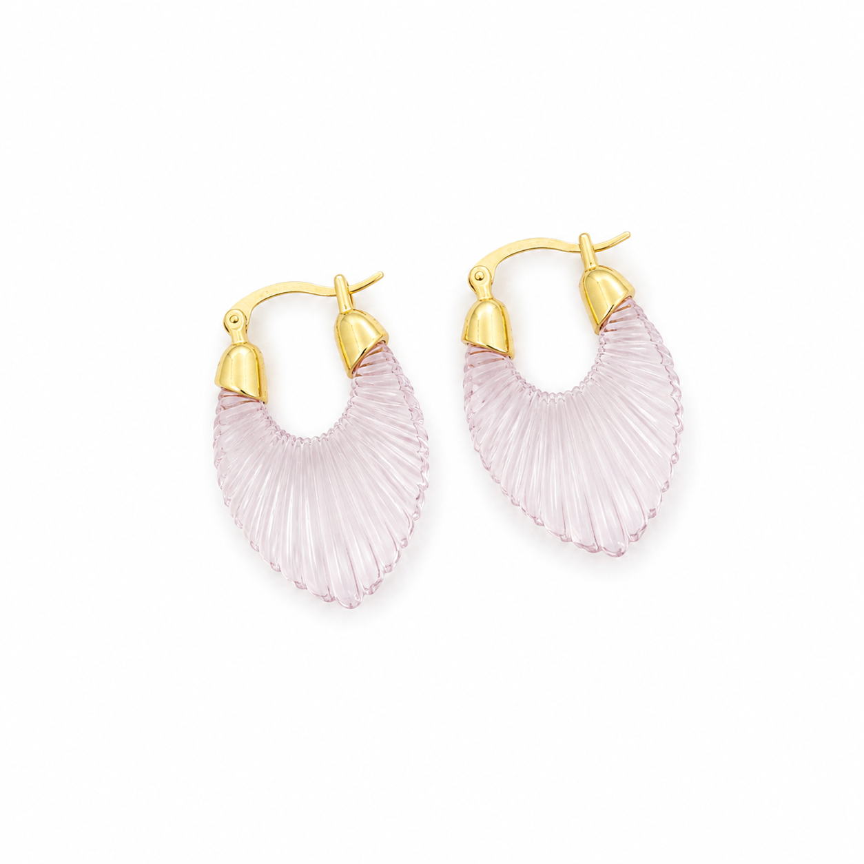 Thick Hoop Colored Earrings
