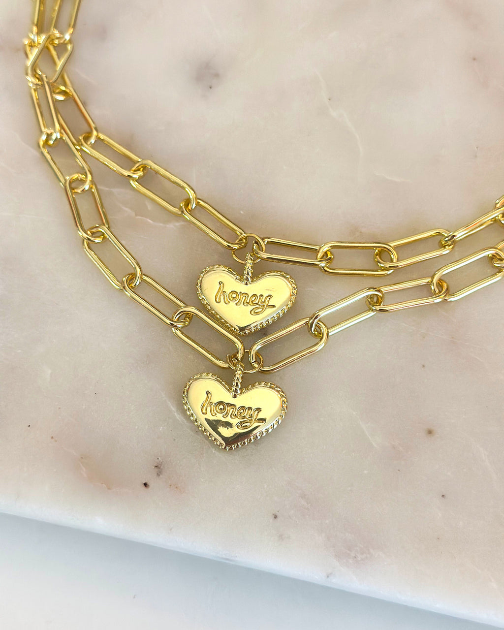 Honey Necklace (24k gold plated)