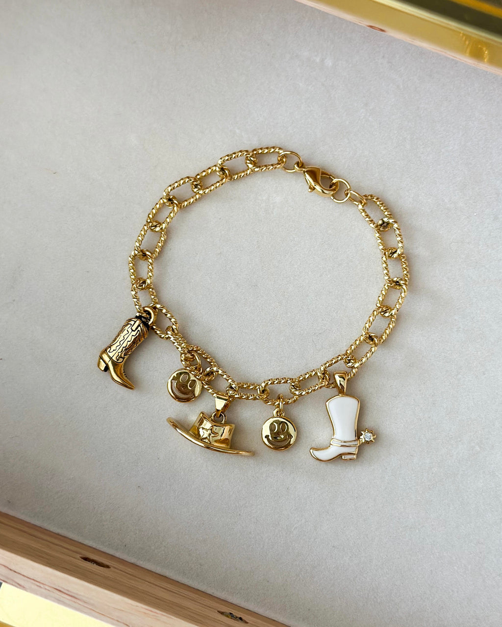Texas Hold 'Em Charm Bracelet