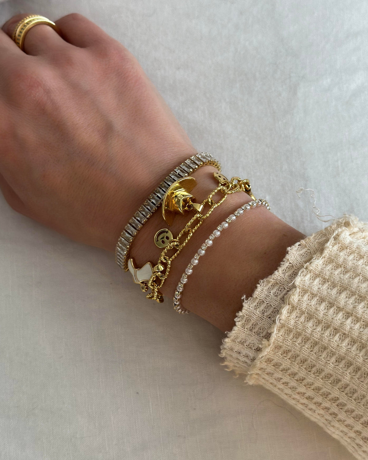 Texas Hold 'Em Charm Bracelet