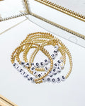 Golden Words Bracelet