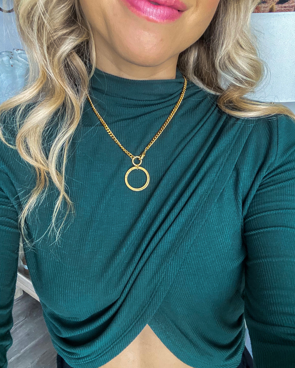 Dainty Lou Ring Necklace