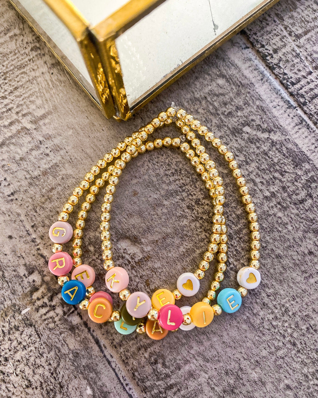 Multi Color Word Bracelet (Customizable)