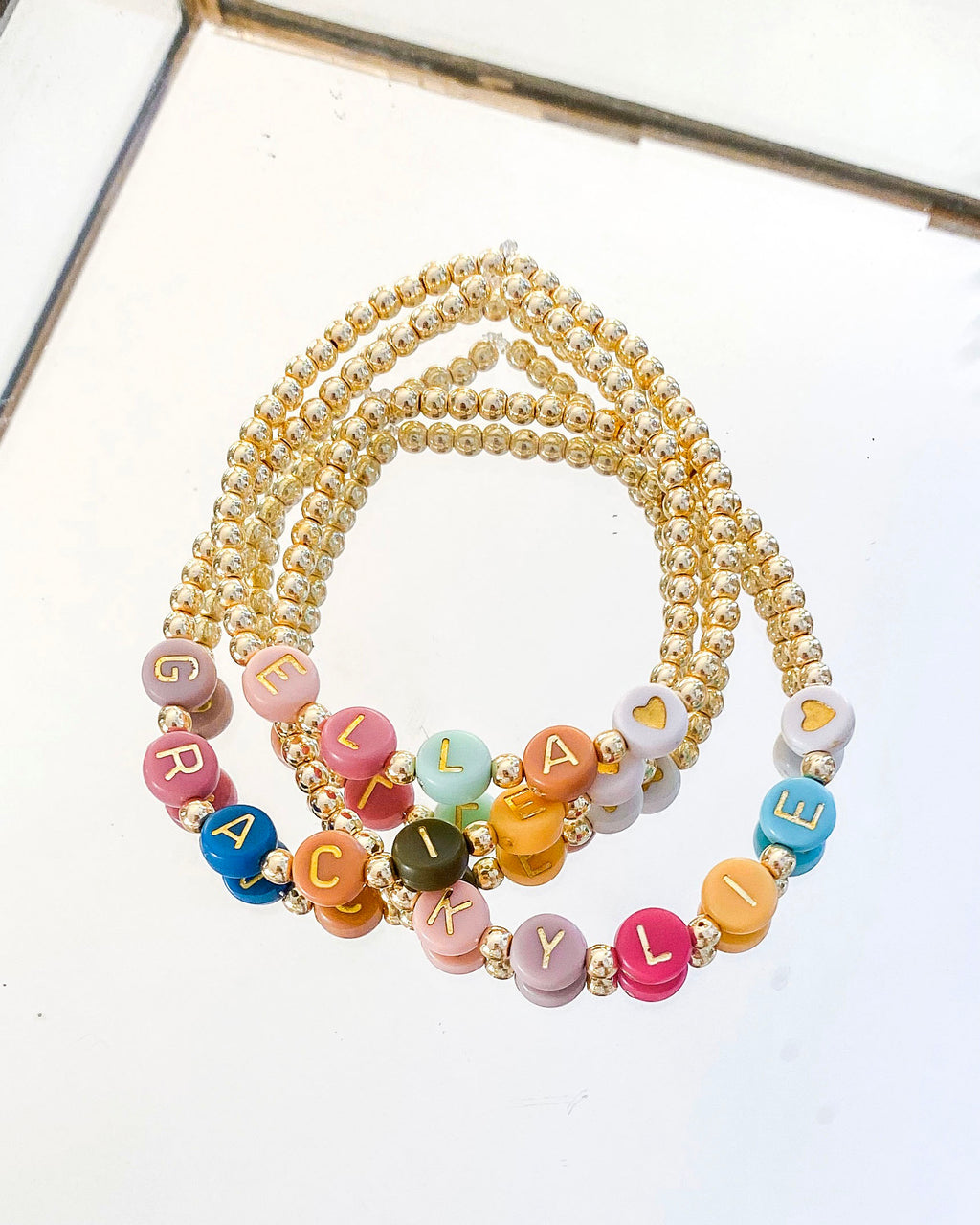 Multi Color Word Bracelet (Customizable)