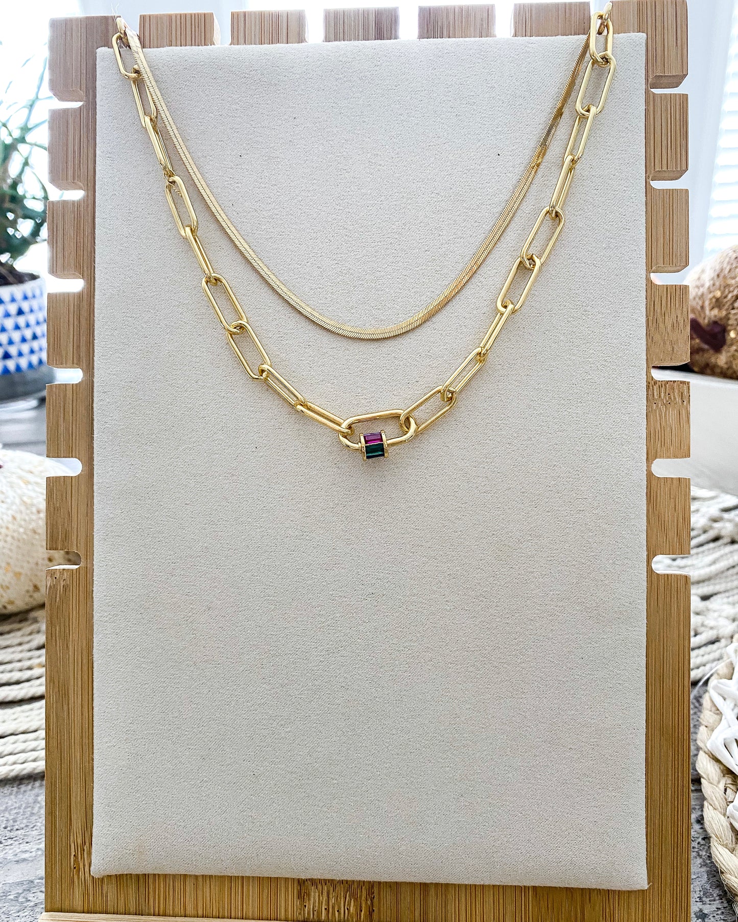 Scarlet Necklace (24k Gold Filled)