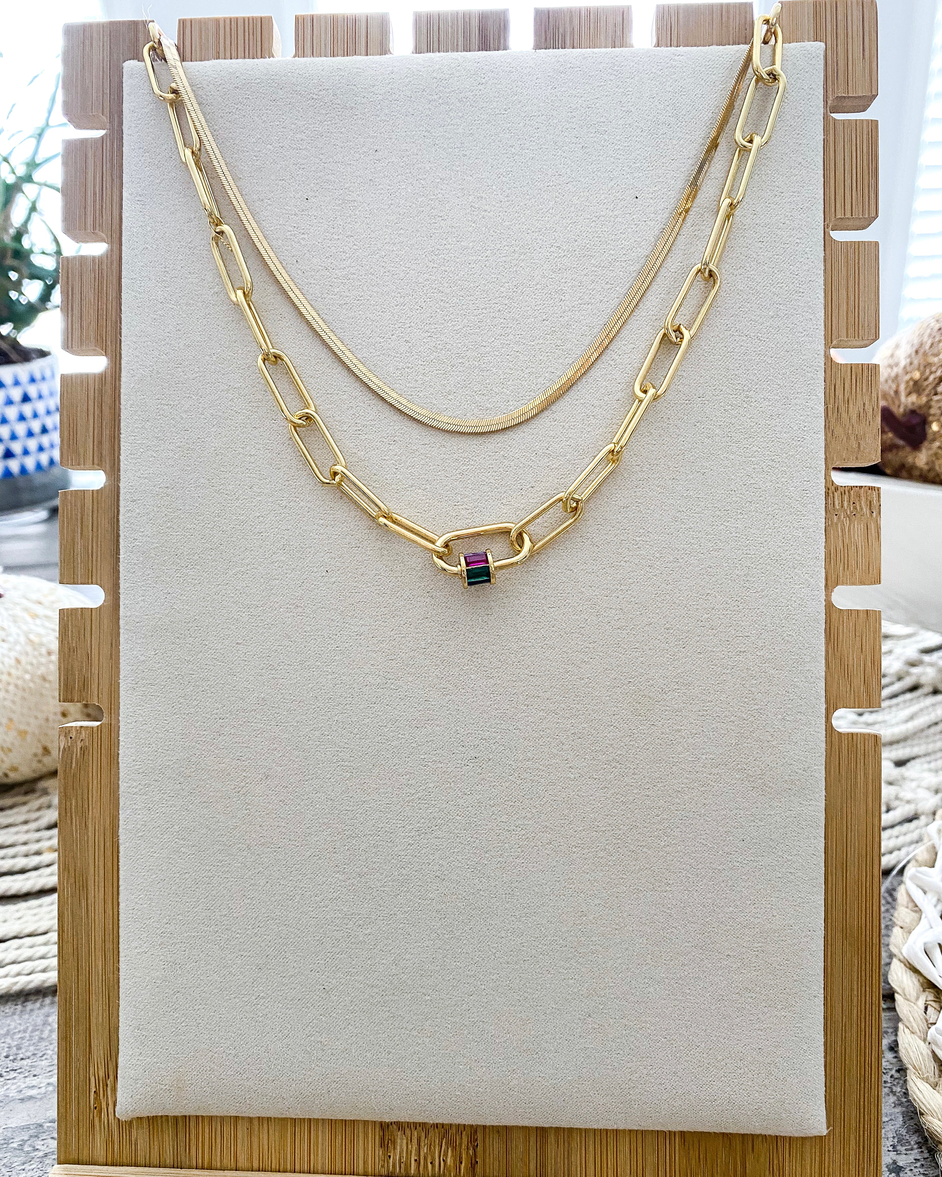 Scarlet Necklace (24k Gold Filled)