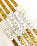 Personalized Gold Arrow Bracelet